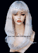 Long Straight White Wig