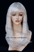 Long Straight White Wig