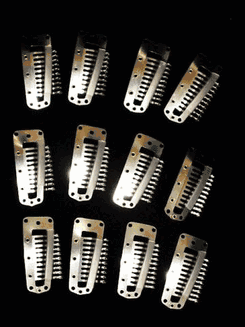 WigClip-Silver-Dozen