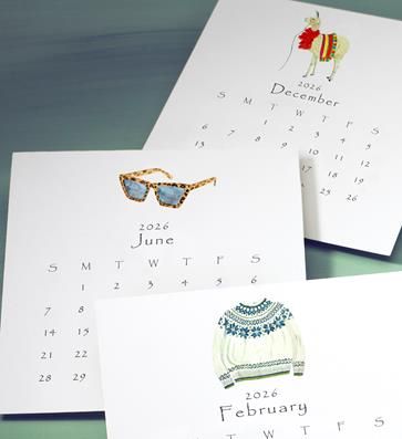 favorites calendar refill