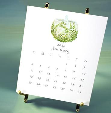 garden easel calendar 2026