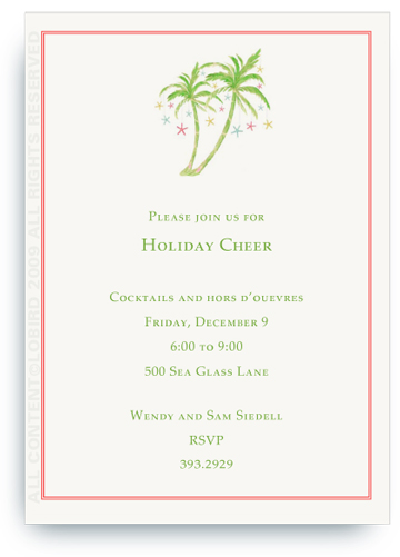 Invitation- Holiday Palm 2