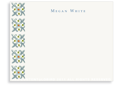 Tapestry - Fleur de Lys - Flat Note cards
