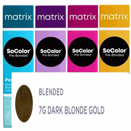 Matrix SoColor Pre-Bonded Permanent Hair Color 7G DARK BLONDE GOLD