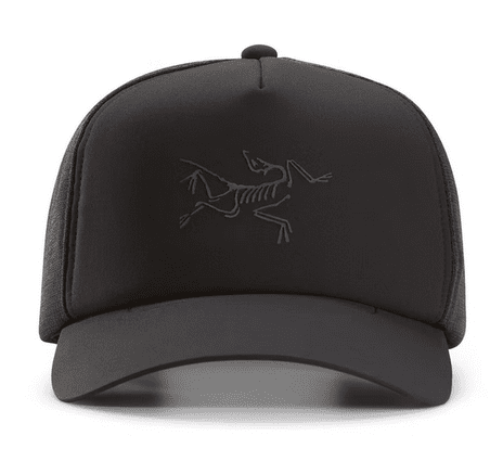ARC'TERYX Bird Trucker Curved キャップブラック Arc'teryx Bird Trucker Curved Black