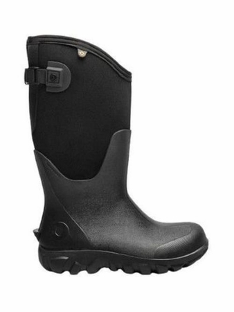 Bogs Womens Classic Seamless Tall Adjustable Calf Boot Black 