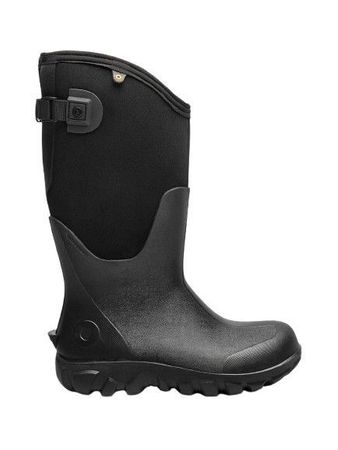 Bogs Womens Classic Seamless Tall Adjustable Calf Boot Black 