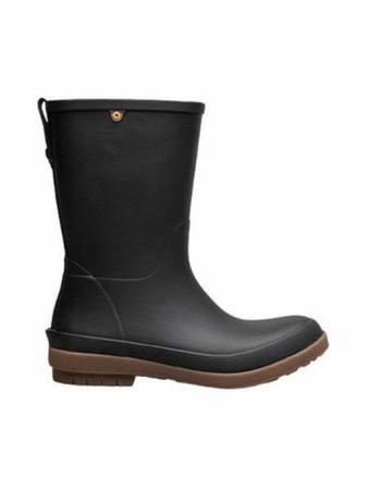 Bogs Womens Rainboot Amanda II Mid Black