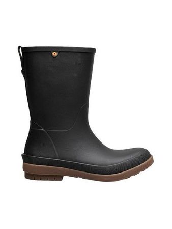 Bogs Womens Rainboot Amanda II Mid Black