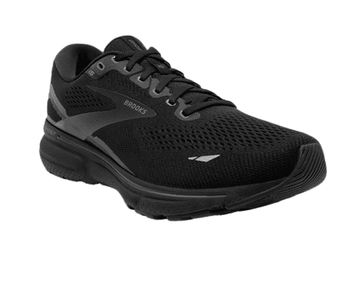 Brooks Womens Ghost 15 Black/ Black/ Ebony
