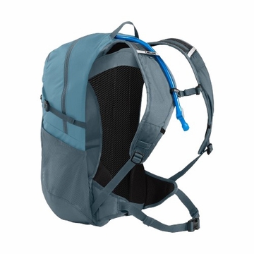 Camelbak Womens Fourteener 24 Hydration Hiking Pack with Crux 3L Reservoir Smoke Blue/Fiery Coral