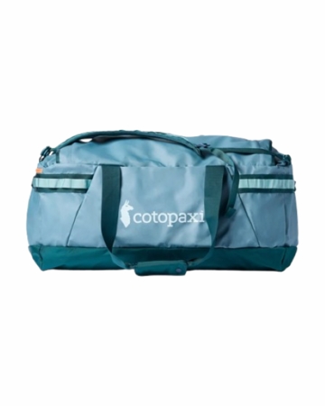 Cotopaxi Allpa Getaway 100L Duffel Bag Blue Spruce And Abyss