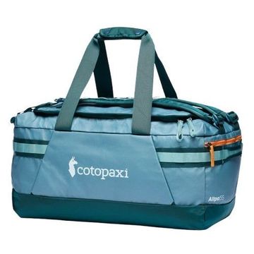 Cotopaxi Allpa Getaway 55L Duffel Bag Blue Spruce And Abyss