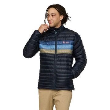 Cotopaxi Mens Fuego Down Jacket Carbon Stripes