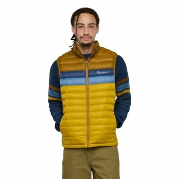 Cotopaxi Mens Fuego Down Vest Bronze And Gold (Close Out)