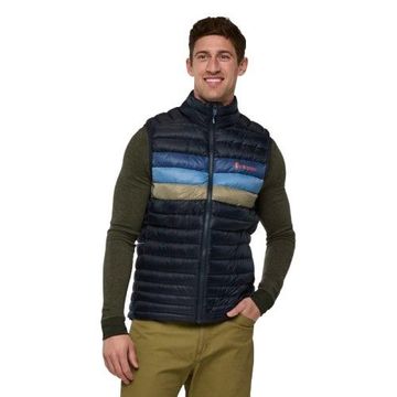 Cotopaxi Mens Fuego Down Vest Carbon Stripes
