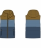 Cotopaxi Mens Fuego Max Down Vest Bronze And Deep Sea