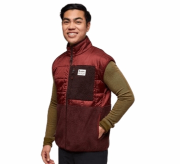 Cotopaxi Mens Trico Hybrid Vest Rusty/ Chestnut (Close Out)