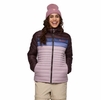 Cotopaxi Womens Fuego Down Hooded Jacket Coffee And Quartz