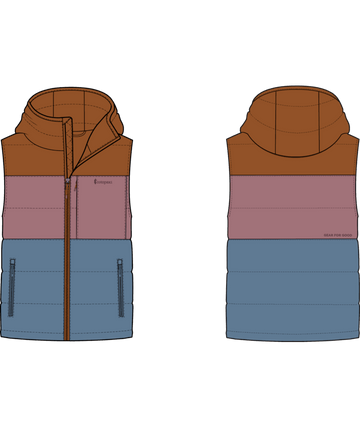 Cotopaxi Womens Fuego Max Down Vest Sienna And Fjord