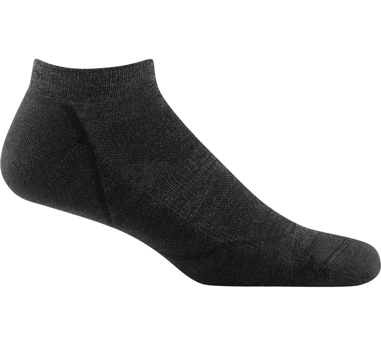Darn Tough Light Hiker No Show Lightweight Hiking Sock Black
