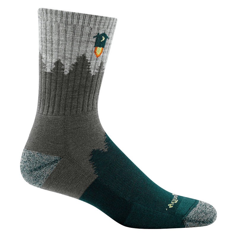 Darn Tough Number 2 Micro Crew Midweight Hiking Sock Green