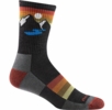 Darn Tough Sunset Ridge Micro Crew Lightweight Hiking Sock Charcoal Darn Tough Sunset Ridge Micro Crew Lightweight Hiking Sock Charcoal