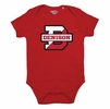 Denison Baby Otis Onesie Split D Red 