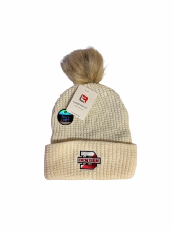 Denison Belgian Knit Cuff Hat Cream