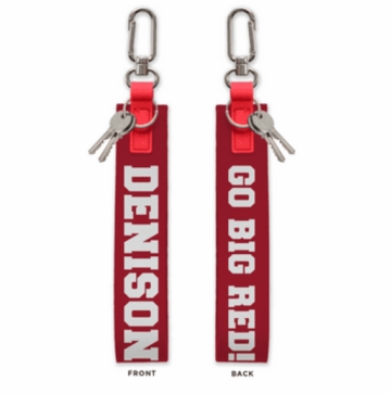 Denison Big Red Oversized Strap Key Chain Red