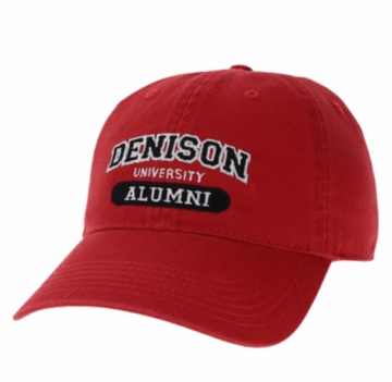 Denison Legacy Classic Alumni Hat Red