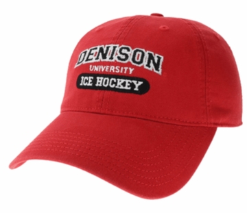 Denison Legacy Classic Ice Hockey Hat Red