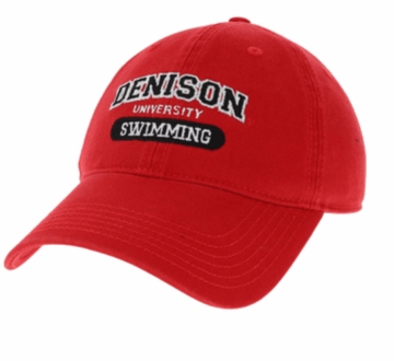 Denison Legacy Classic Swimming Hat Red