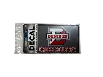 Denison Cross Country Car Decal