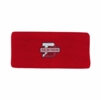 Denison Deep Freeze Knit Earband With Fleece Lining Red