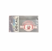 Denison Football Arched With D Logo Decal Denison Football Arched With D Logo Decal