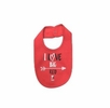 Denison Garb Infant Bib Red