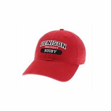 Denison Legacy Classic Rugby Hat Red