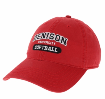 Denison Legacy Classic Softball Hat Red