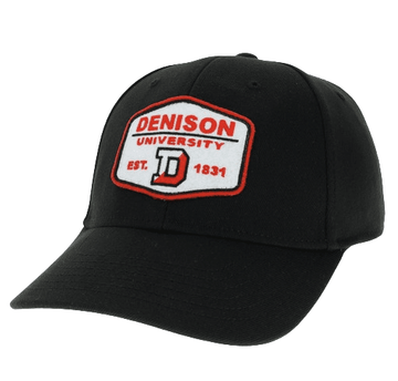 Denison Legacy Felt Patch Hat Black