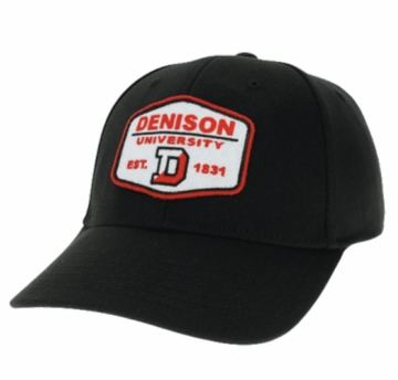 Denison Legacy Felt Patch Hat Black