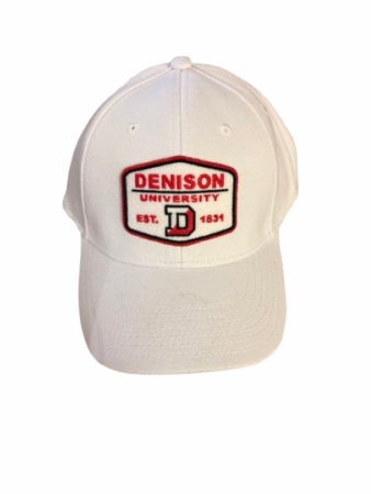 Denison Legacy Felt Patch Hat White