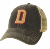 Denison Legacy Textured D Trucker Hat Black/ Tan Denison Legacy Textured D Trucker Hat Black/ Tan