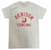 Denison MV Fencing Tee Gray
