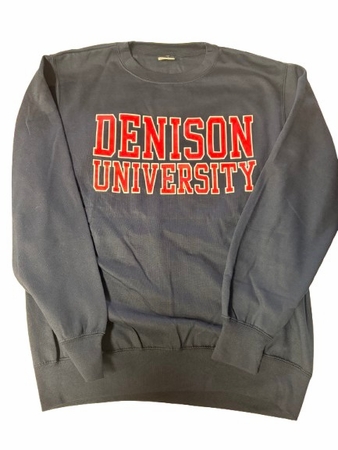 Denison MV Fundamental Fleece Crew Sweatshirt Navy