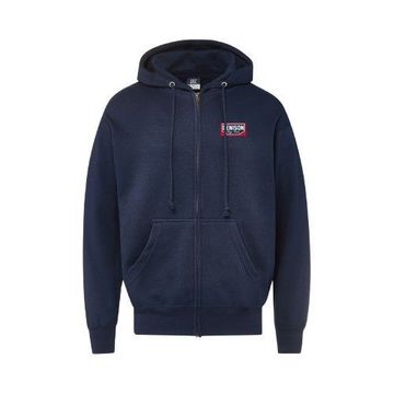 Denison MV Fundamental Fleece Full Zip Hoodie Navy