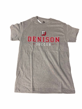 Denison MV Soccer Tee Gray
