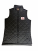 Denison MV Womens Weatherproof Vintage Diamond Quilt Vest Black