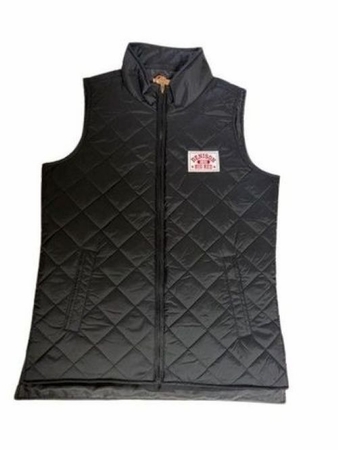 Denison MV Womens Weatherproof Vintage Diamond Quilt Vest Black
