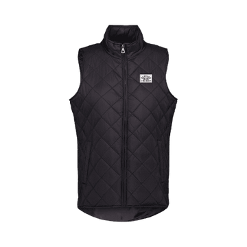 Denison MV Womens Weatherproof Vintage Diamond Quilt Vest Black